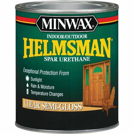 MINWAX Helmsman Semi-Gloss Clear Spar Urethane, 1 Qt. 63210444